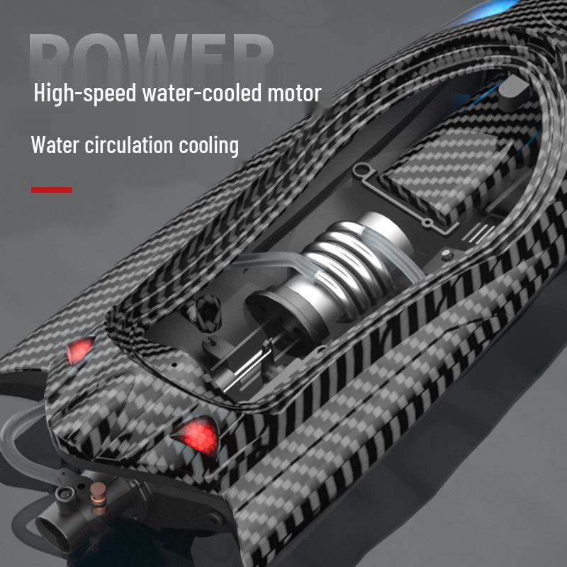 Cross-Border RC Turbojet High-Speed Electric Remote Control Speedboat 011: Water-Cooled, Long-Endurance Racing Boat