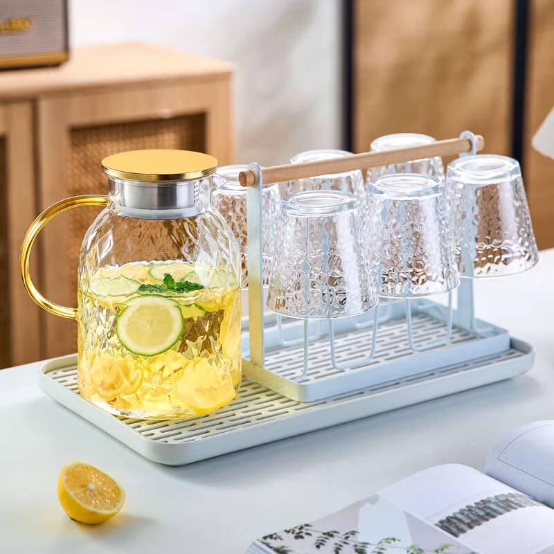 High Borosilicate Glass Cold Water Pitcher