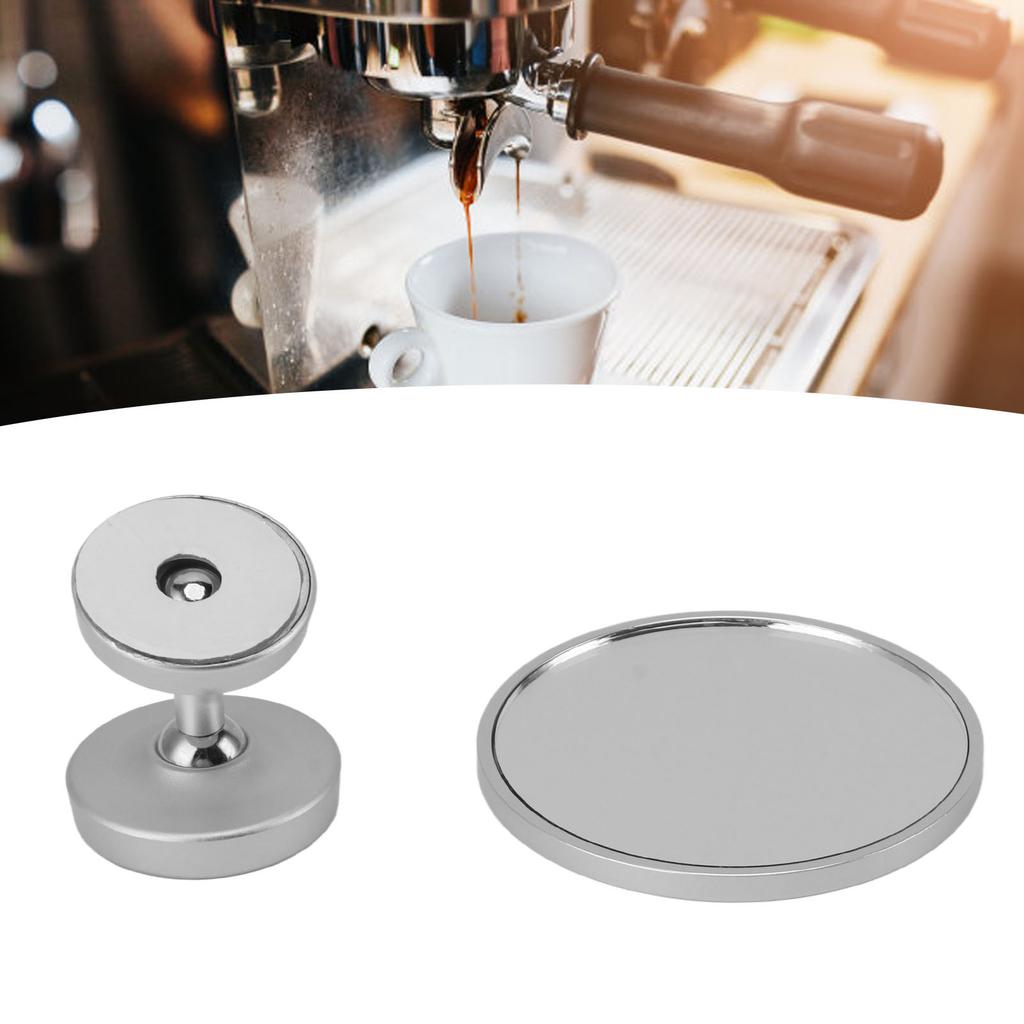 Coffee Maker Magnetic Mirror with 360 degrees  Rotating Base Aluminum Alloy Dual   Joints Coffee   Rate Observation Reflector Mirror