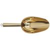 Ice Scooper Stainless Steel U Shaped Sturdy Food Grade Ice Bucket Scoop for Home Hotel Restaurant Gold