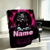 Custom Name Personalized Bride of Chucky Print Blanket, Home Decor, Bedroom, Sofa, Camping, Couch, Gifts for Birthday Christmas