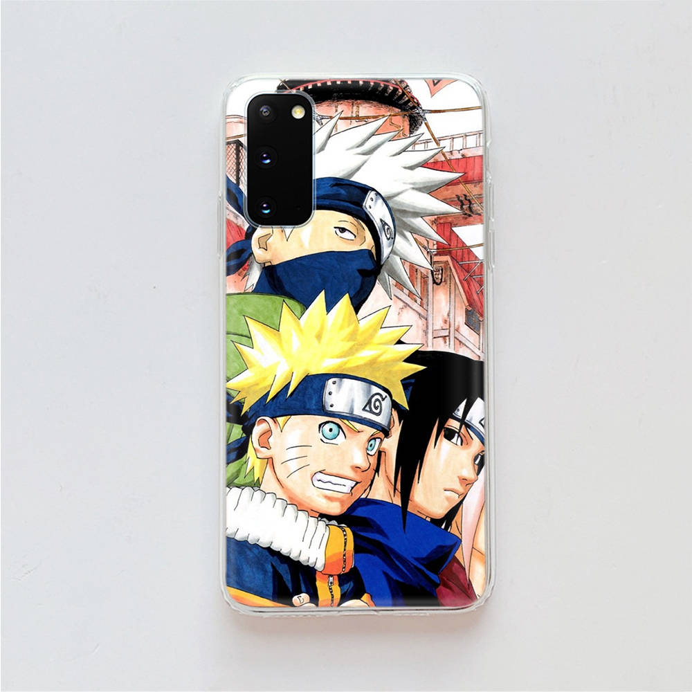 AD85 Naruto Anime Clear Case for Samsung A04 A14 A23 A34 A54 M23 M33 M52 M53 Realme 10 9 C30S C35 C55 VIVO Y02 Y21 Y33S Y51 X80 V25 Cover