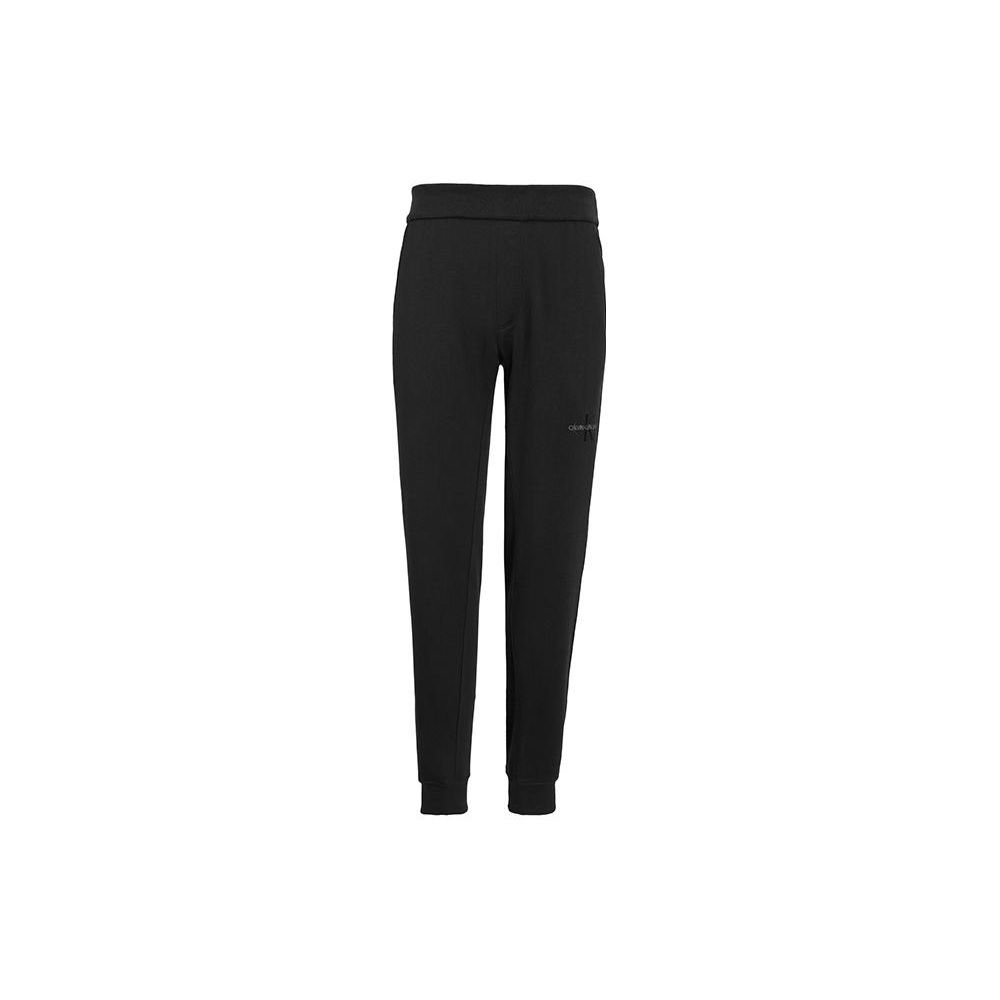 

Calvin Klein Logo Print Cuffed Casual Pants Men bottoms Black J30J318159-BEH XXL