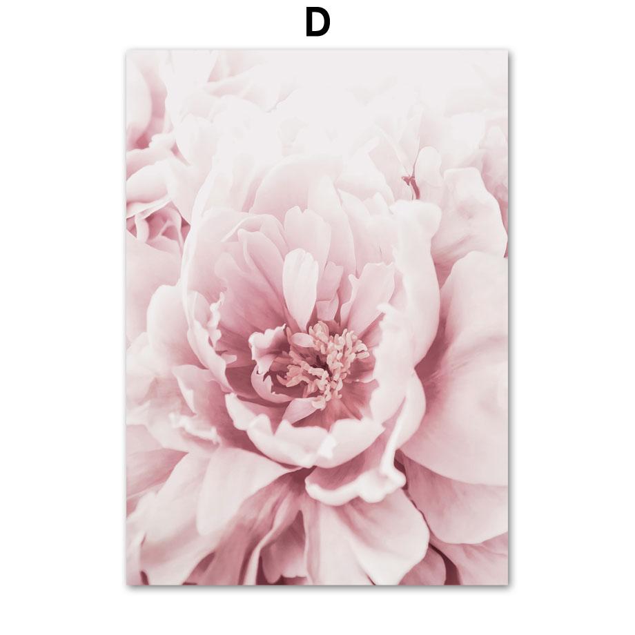 Dievča v okne Ružová pivónia Kvet Šaty Vysoké podpätky Nástenná potlač Plátno Maľba Severský plagát Nástenné obrazy pre dekoráciu obývacej izby