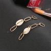 Special Earrings, Fashion Street Photography Temperament Chain Shell Earrings Earrings Women