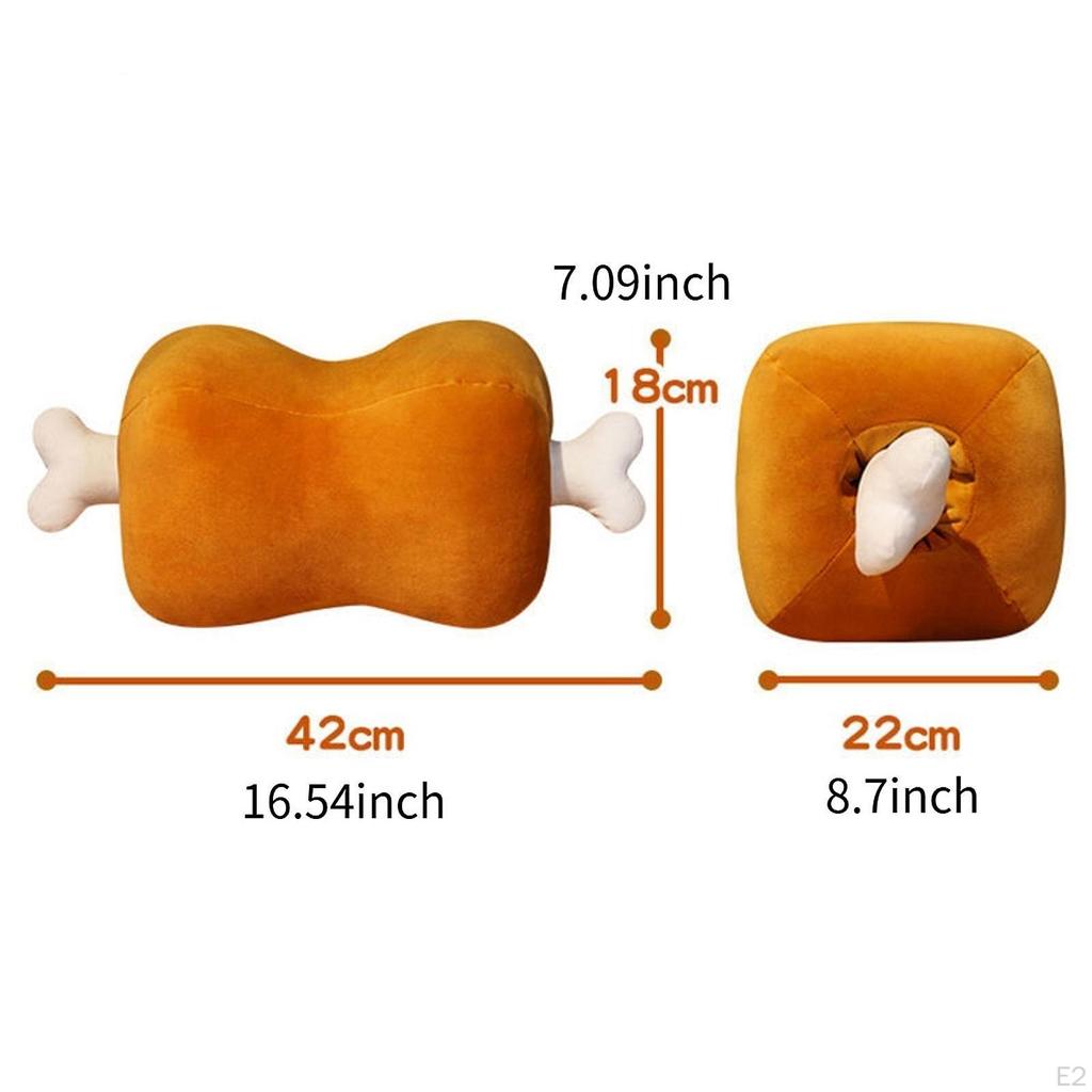 Napping Pillow, Soft Plush Cute Meat Bone Shaped Stuffed Toy