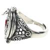 Cultural Gawu Box Ring with Inner Chamber Adjustable Open Finger Ring Unisex Accessory for Parties and Daily Wear