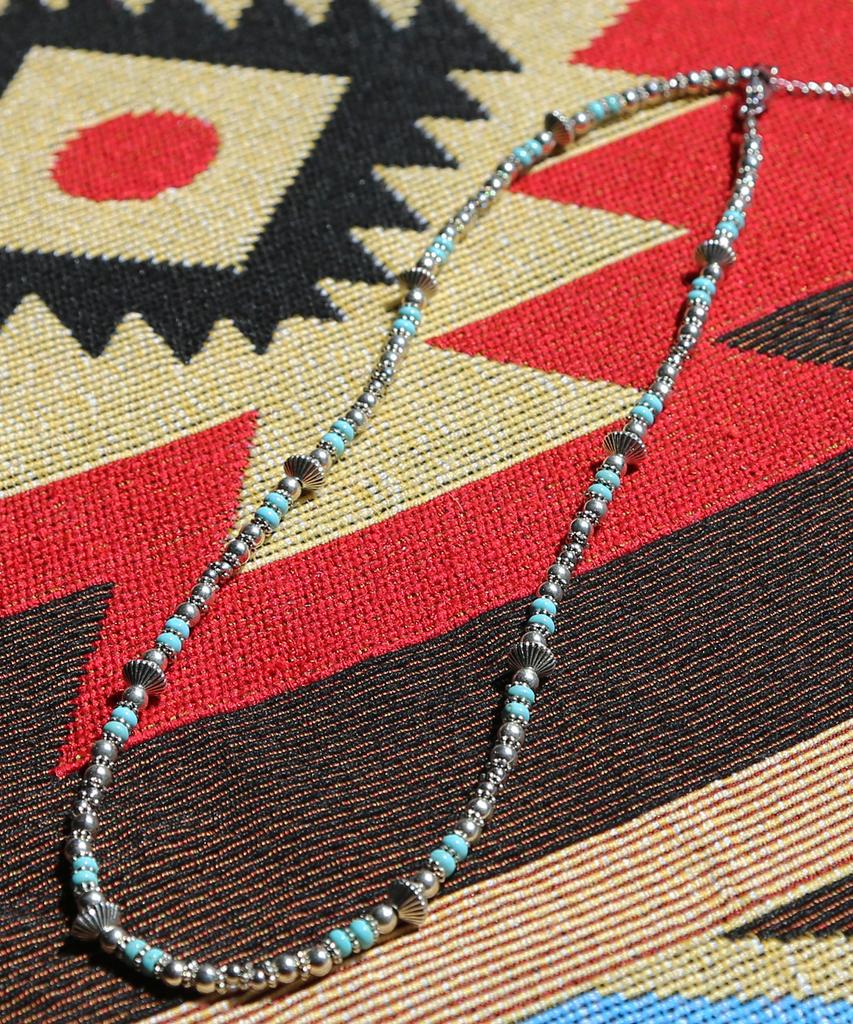 Knd Navajo Turquoise Bead Necklace