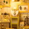 Pixie Curio Miniaturowy Domek Zestaw do Samodzielnego Montażu Drewniany 3D Skarby Luksusowa Biżuteria Kompatybilny z Dotykiem Skala Tradycyjny Nowy Połączenie Kolorów DIY Luksusowy Relaksujący