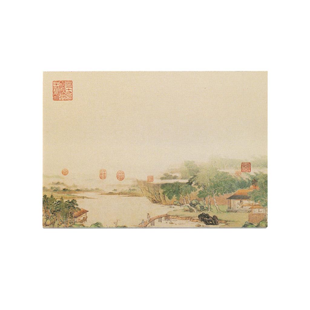 Chinese Painting Style Notes For Journal Decorating 80 Sheets Scenery Notes Oriental Art Diy Decoration Paper For Planner Notes