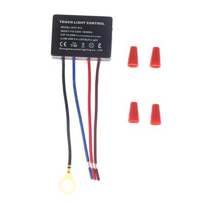 110-230V Touch Light Switch Table Lamp Dimmer Control Module Sensor Touch Switch Compatible With Incandescent Lamps LED Sconces