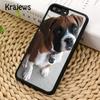 Krajews Boxer Dog Cute Funny Phone Case Cover For iPhone 14 5 SE 6s 7 8 plus XR XS 11 12 13 pro max Samsung Galaxy S21 S22ultra