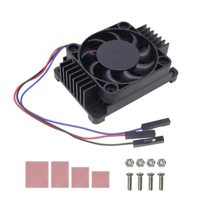 Brushless CPU Cooling Fan With Aluminum Heatsink Low Noise Radiator Heat Dissipation Fan For CM4 Development Board