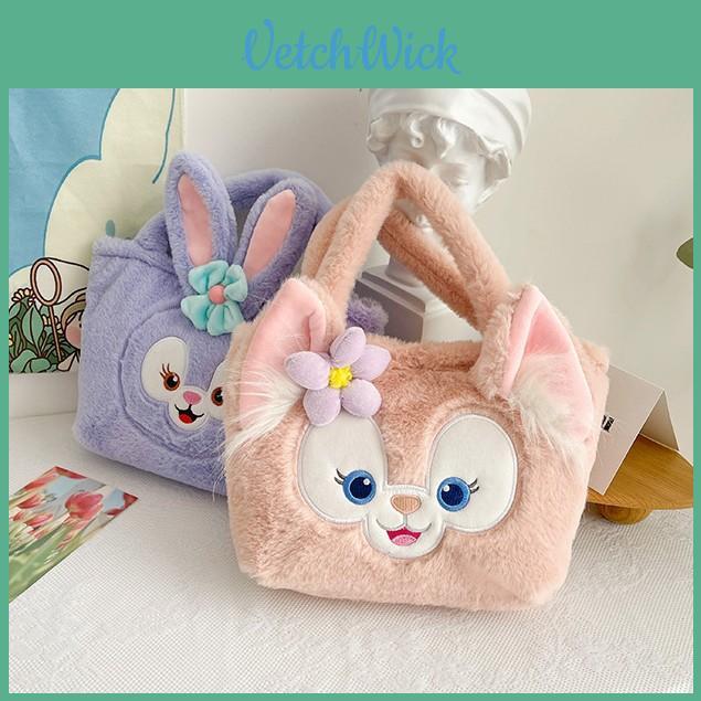 Soft Plush Anime Character Shoulder Bag With Light Design For Casual Outings And Women