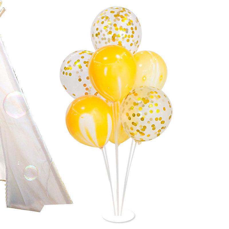 Smiley Daisy Balloon Set: Picnic & Birthday Photo Props for Kids