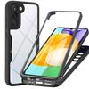 Coque transparente de protection complète à 360° pour Samsung Galaxy S22 Ultra S21 A53 A33 A73 A22 A32 A12 A51 Redmi Note 11 10C iPhone 13 12 Pro Max Coque double face