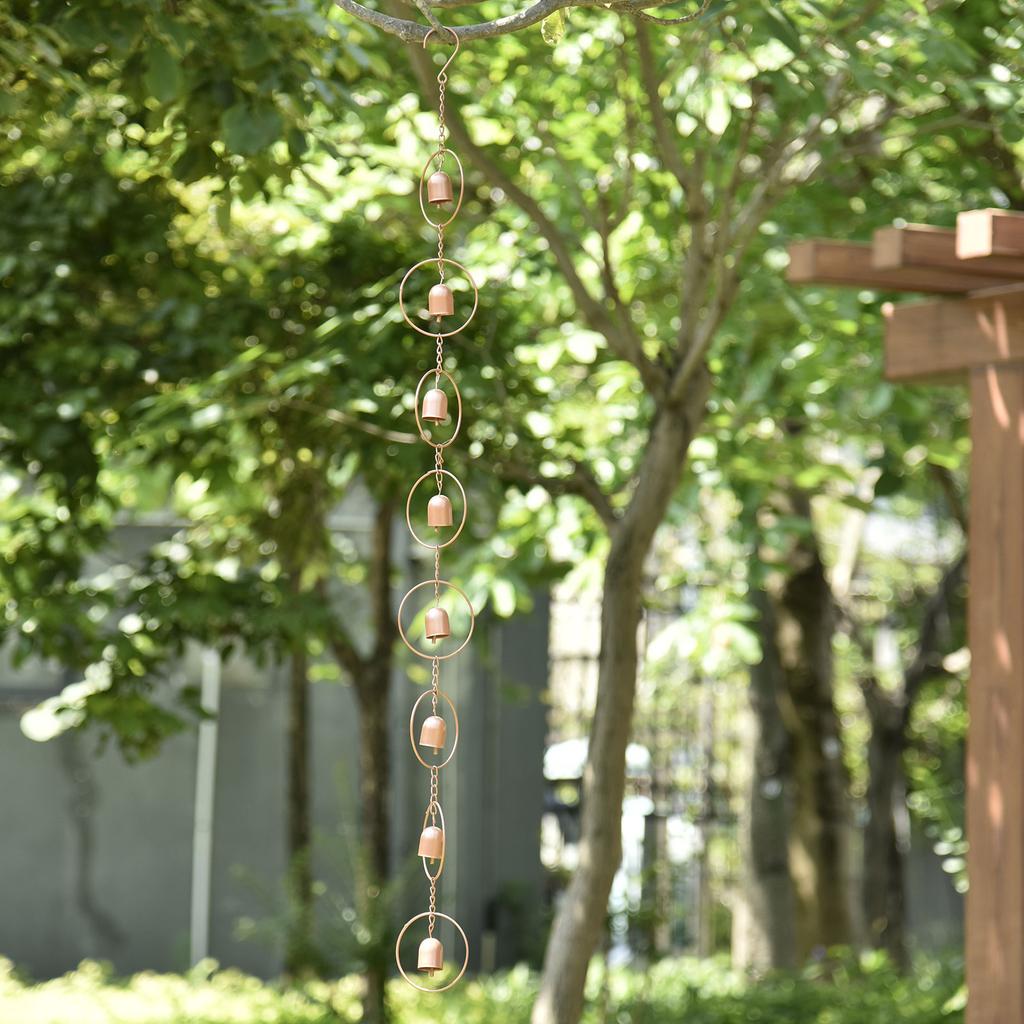 Rain Chains For Gutters Unique Wind Chimes Rain Chain Cups Divert Water And Home Display Unique Downspout Extension House And