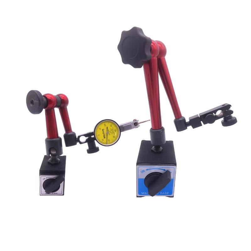 High-Precision Lever Dial Indicator Set: 0-10mm Range with Universal Base and Calibration Head
