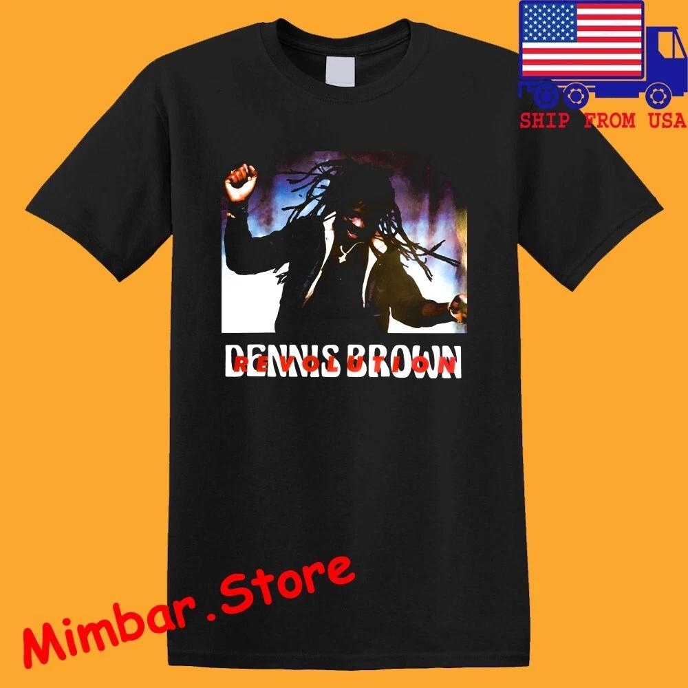 Dennis Brown Revolution Men s Black Size S-5XL XL