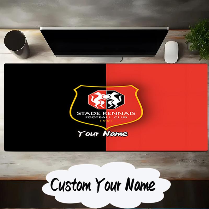 Custom Name Mouse Pad Stade Fc Emblem Mouse Pad, Gaming Mouse Pad, Keyboard Pad, Desk Decor for Computer Notebook Fan Birthday Gift