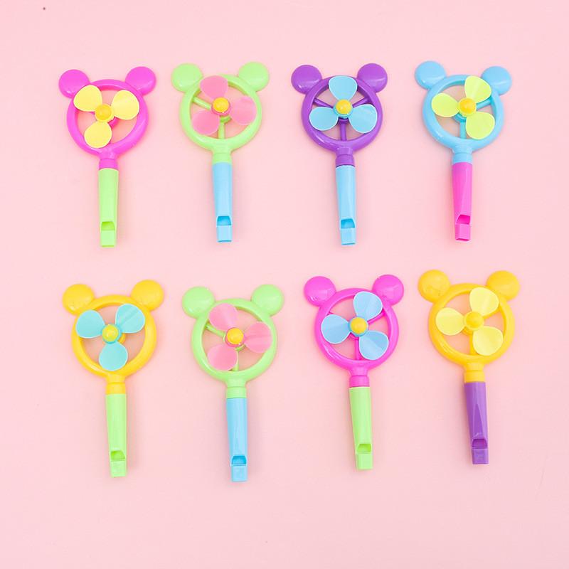 Whistle Windmill Toy With Split And Head For Kids Gift And Playtime Fun