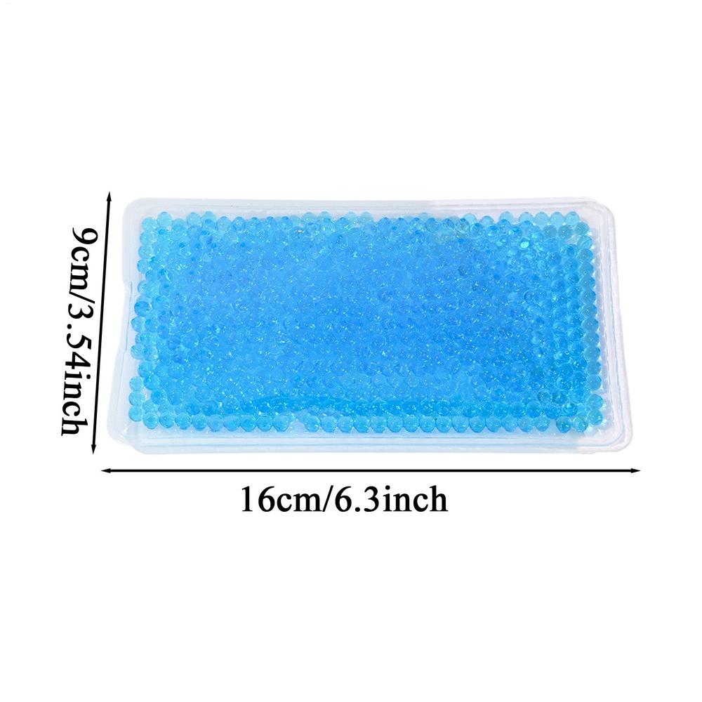 

Gel Ice Packs Square Hot Compress Pad Hot Cold Relief Packs for Shoulder Neck Elbow Back Arm Knee Recovery Travel Camping Trips синий