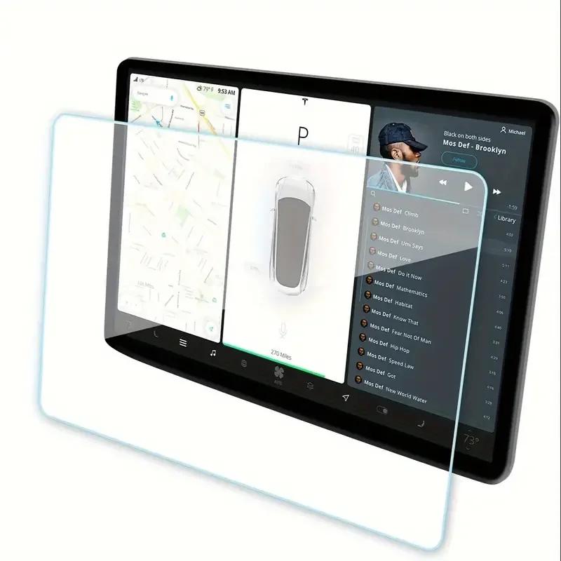 

Tesla Model 3/Y 15-Inch Screen Protector - 9H Anti-Glare Tempered Glass білий