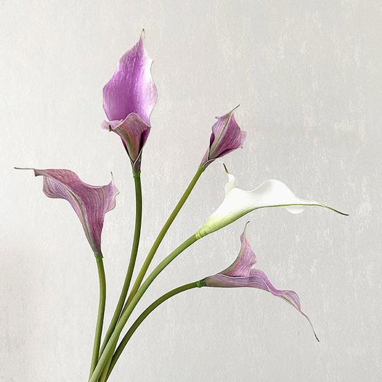 Künstliche Calla-Lilie Realistischer Falscher Blumenstiel Zuhause Büro Hochzeitsparty Innen Außen Kunstblüte Mittelstück Dekoration