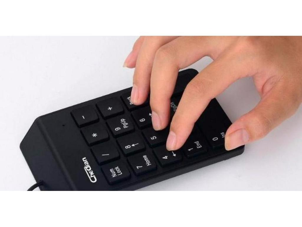 USB Wired Driver-Free External Financial Numeric Keyboard for Laptop