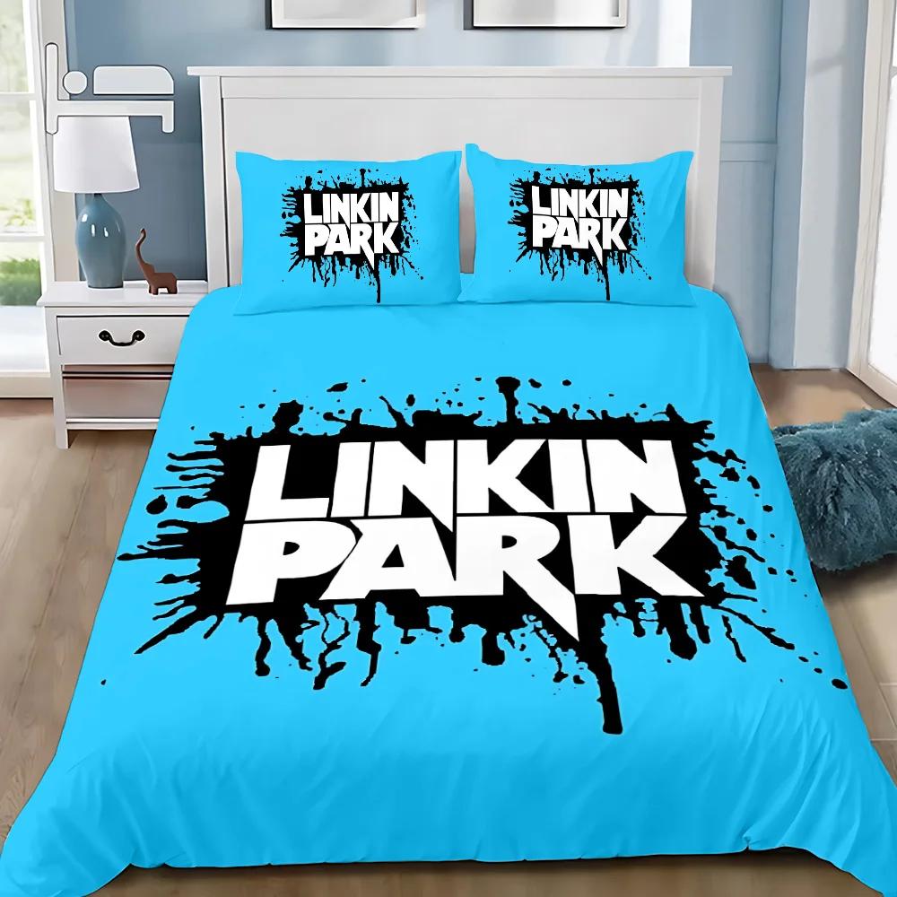 Poszewka na kołdrę Poszewka na poduszkę Pościel Zespół rockowy Linkin P-Park Dorosły Chłopiec Dziewczynka Dekoracja sypialni Dzieci Pojedyncza Podwójna Duży Rozmiar