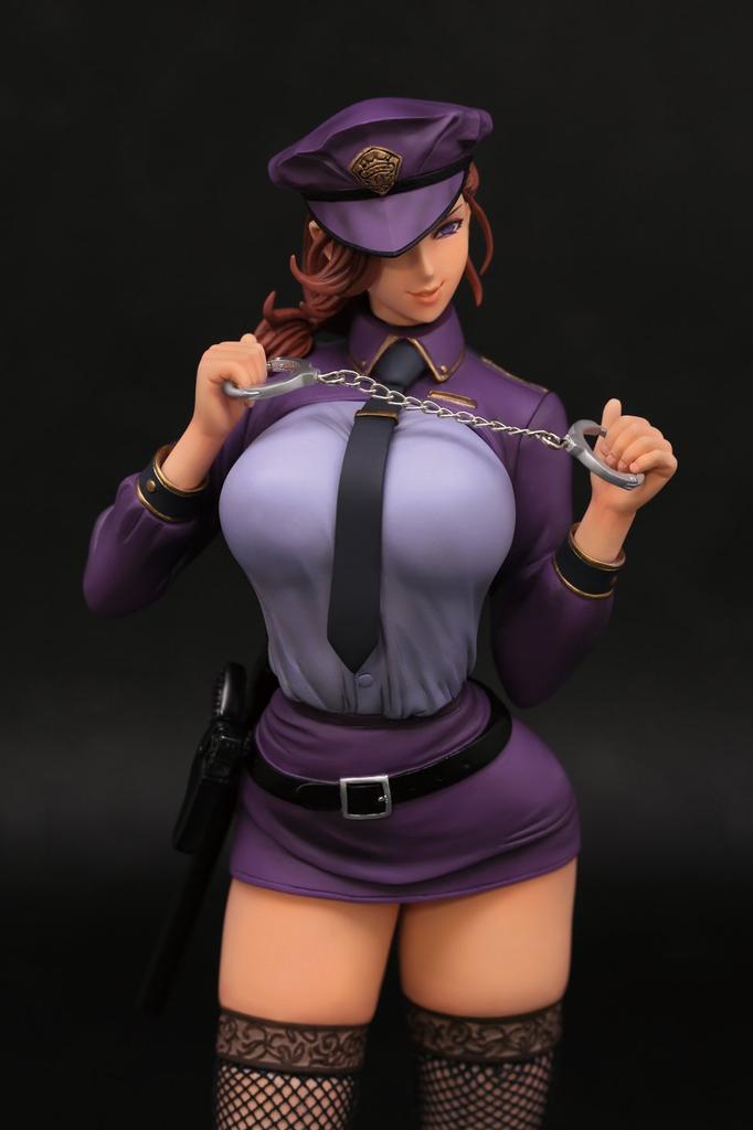 Lewd and Sadistic Policewoman Akiko Designed by Oda Non Scale PVC Painted Finished Figure (Akiko) 1/6