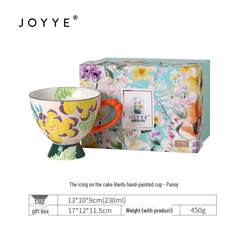 JOYYE Hanfu Hand-Painted Ceramic Mug