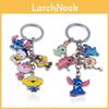 Porte-clés Stitch Anime Pendentif Métallique Personnage de Dessin Animé Cadeau Pour Collectionneurs