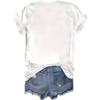 Women's Cartoon Snake & Zodiac Print Crew Neck T-Shirt - Casual Short Sleeve Top with Medium Stretch, Breathable Fabric for Spring & Summer,