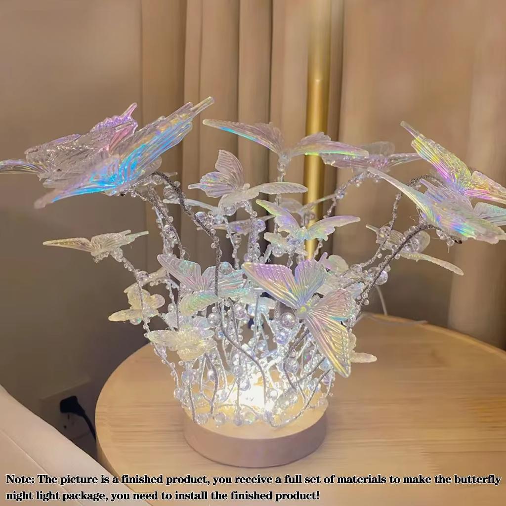 

Нічник-метелик Подарунок Набір матеріалів для DIY Повний набір для DIY Спальня Романтична приліжкова лампа Сувенір для вечірки Подарунок на день народження Домашній декор