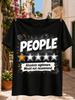 People One Star Absolute Nightmare With Orange Comic Rating Graphic And Sarcastic Review Text  Unisex All Tshirt