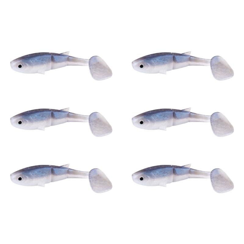 6pack High Elasticities Lures Flexible Fishing Soft Durability Fishing Baits Fishing Lures Accessories