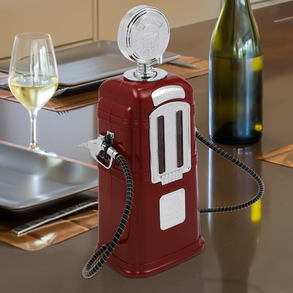 Double Guns Liquor Pump, Countertop Mount Beer Dispenser, 2L Capacity Alcohol Pourer, Beverage Dispenser Machine for Home & Bar