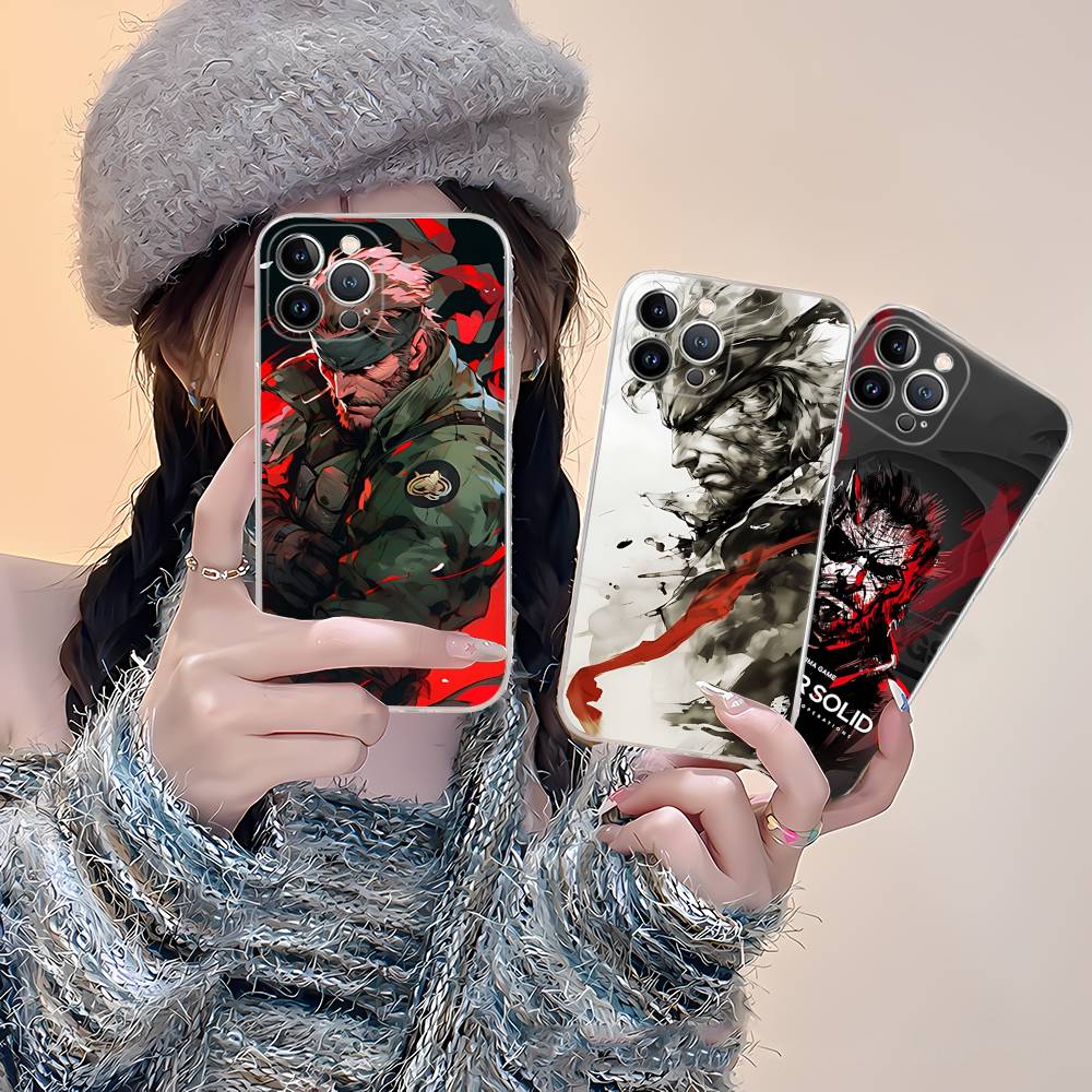 Popular Game M-Metal Classic G-Gear For IPhone 17 16 15 14 13 12 Mini 11 Pro Max Transparent Case