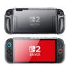 Mumba Clear Case for Nintendo Switch 2 Crystal Protective Clear Cover with Design and TPU Compatible with Nintendo Switch 2 Console (2025) -