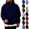 Men's Lined Hoodie Sweatshirt Loose Fit Oversized Casual Pullover