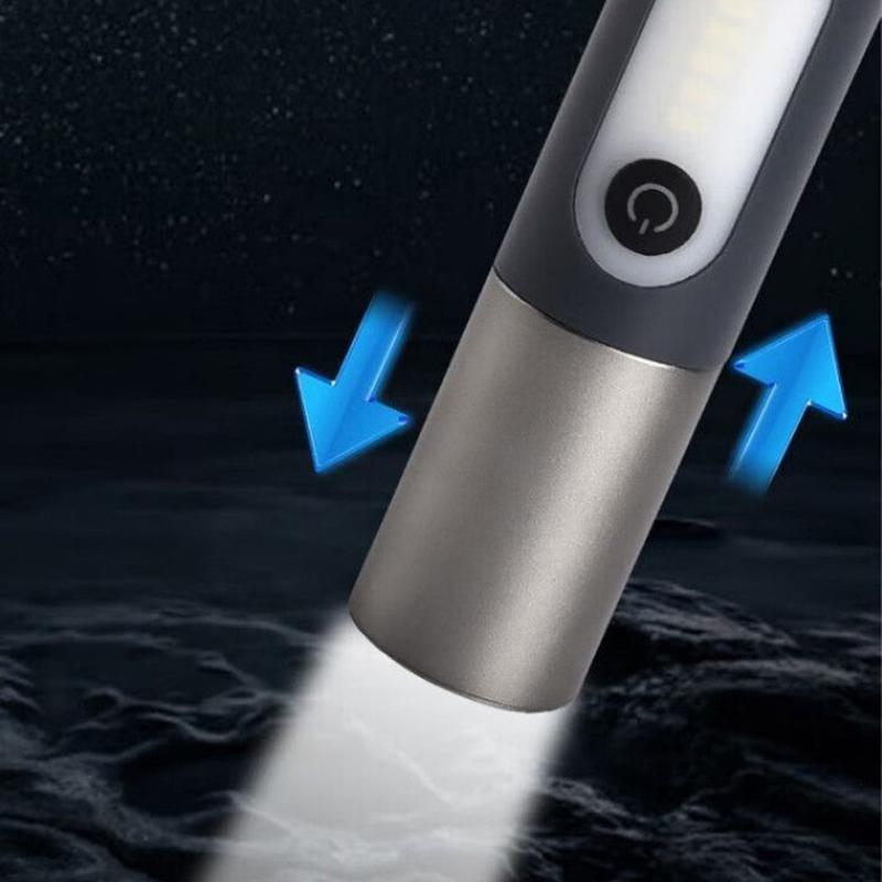 Zoomable Led Flashlight Powerful Rechargeable Tactical Flashlight Outdoor Tent Lantern Floodlight Torch For Camping Fishing Hunt