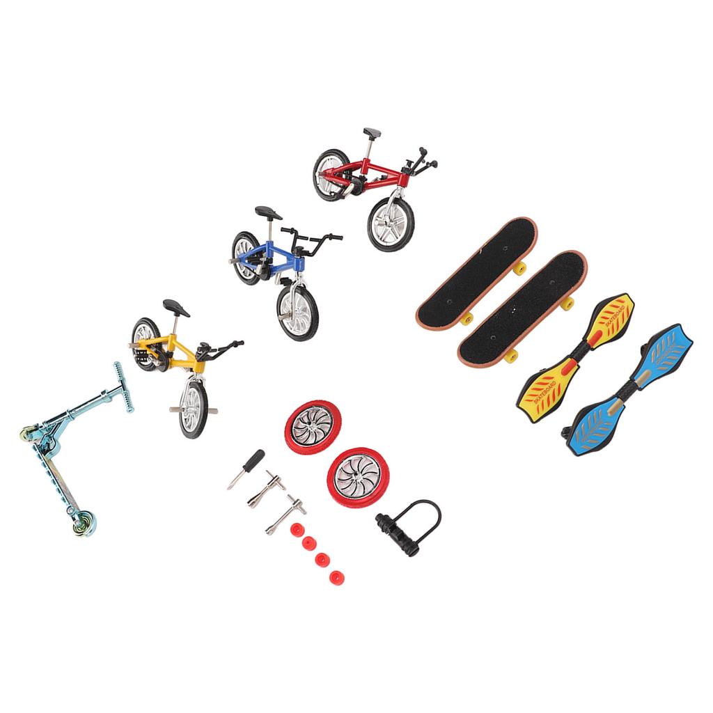 Mini Finger Skateboards Toys Set Finger Skateboards for Kids Children Decorative Parts