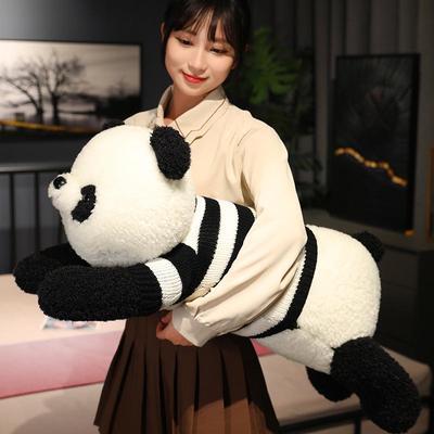 Cute Panda Plush Pillow Doll - Girls' Sleeping Cushion and Bear Figure