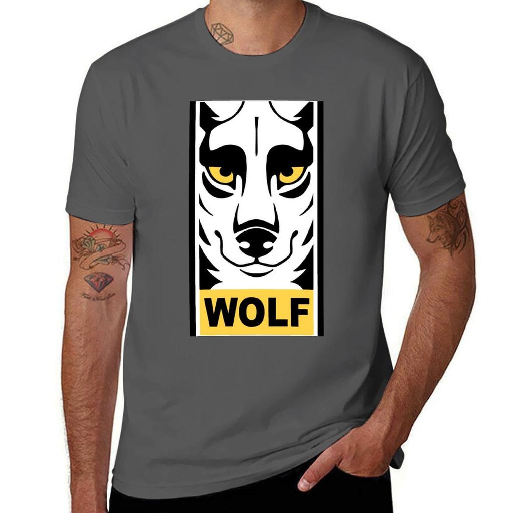 Wolf Tshirt Functional Casual Short Sleeve Tee