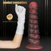 Extra Large Anal Plug with Ribs & Spines - Giant Octopus Beads Anal Dilator for Adult Men Women, Premium Silicone Anal Sex Toy