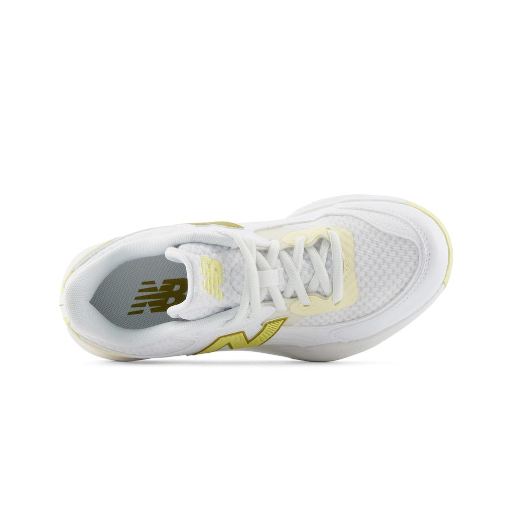 New Balance 696v7 Tennis Shoes Women's Low Top White/Yellow