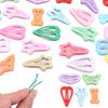 20-40Pcs/Lot Mix Colorful Metal Hairgrip Girls Snap Hair Clips For Children Baby Hair Accessories Women Barrettes Clip Pins