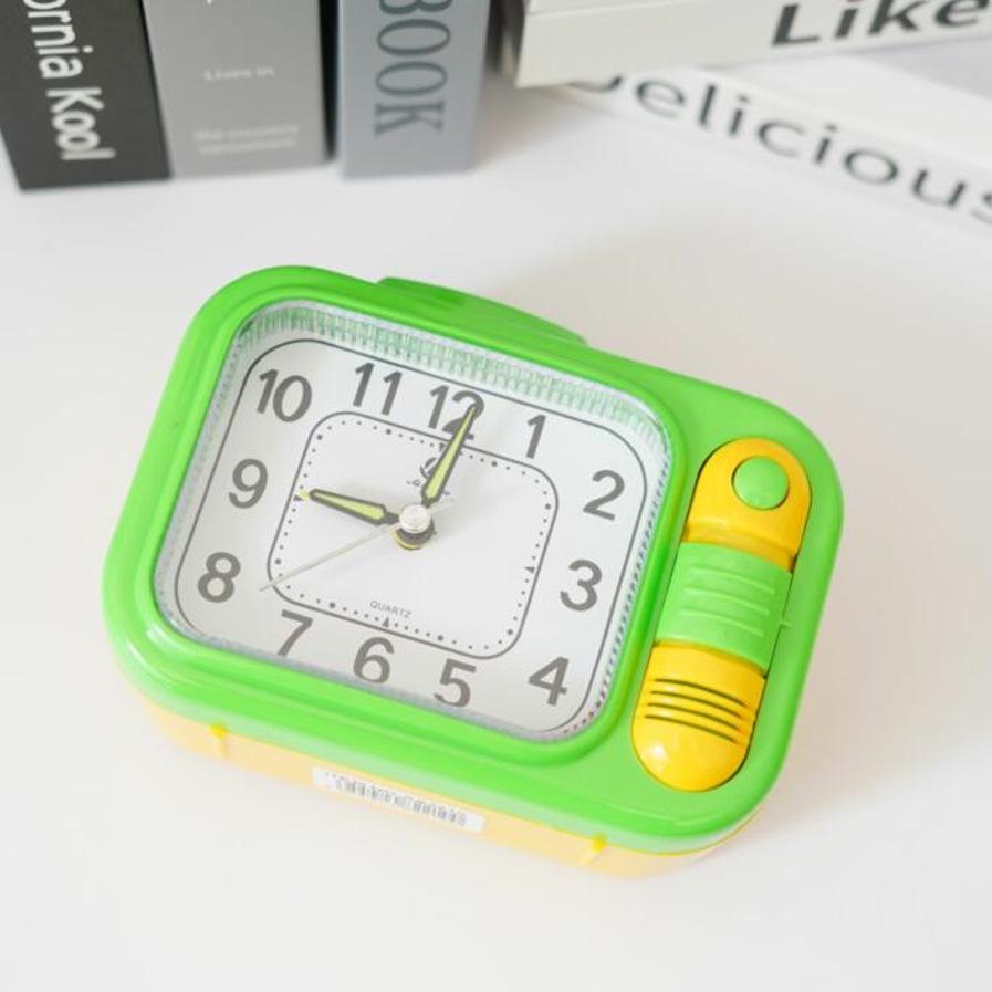 Creative Music Alarm Clock Student Clock Night Light Loud Sound Volume Living Room Desktop Children Bedroom Bedside Home Table Clock