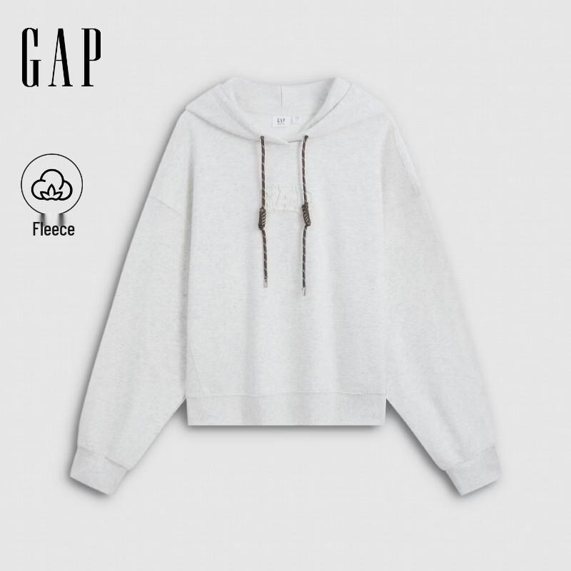 Gap Women's American Logo Fleece Hooded Sweatshirt